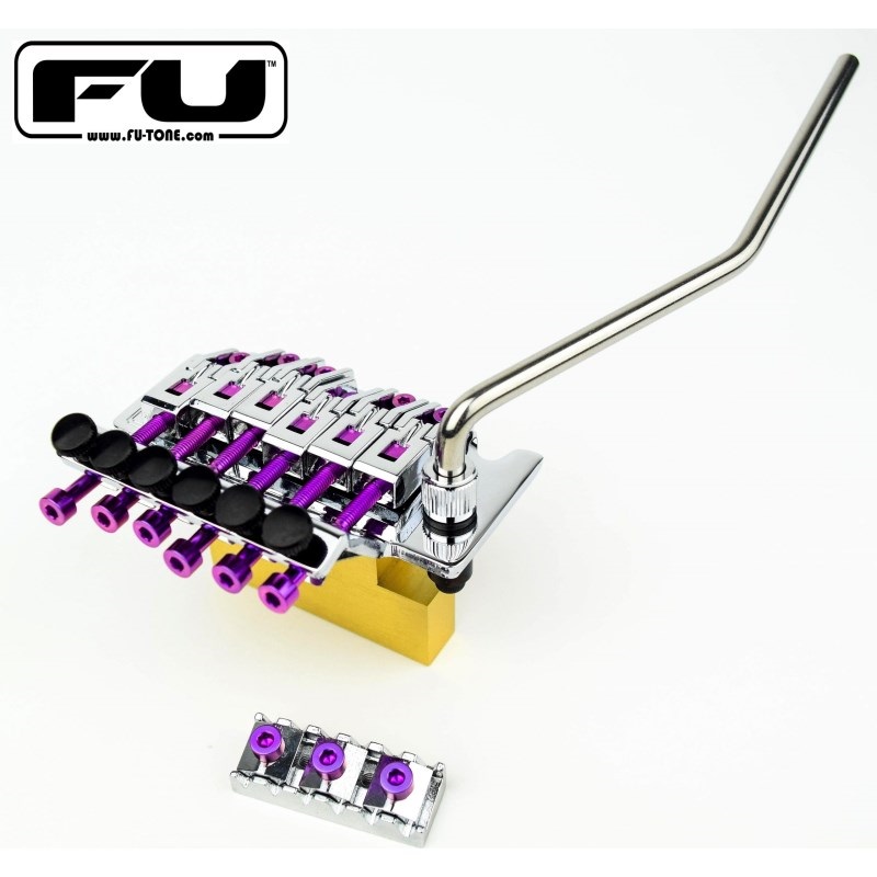 FU-Tone Titanium String Lock Screw Set (6) - PURPLE 画像1