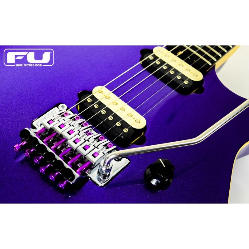 FU-Tone Titanium String Lock Screw Set (6) - PURPLE 画像3