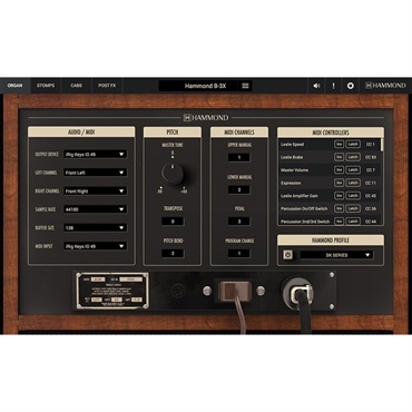 IK Multimedia Hammond B-3X (代引不可)(オンライン納品) 画像2