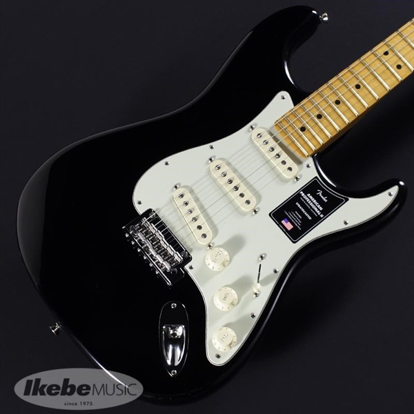 Fender USA American Professional II Stratocaster (Black/Maple) 画像2