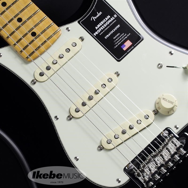 Fender USA American Professional II Stratocaster (Black/Maple) 画像3