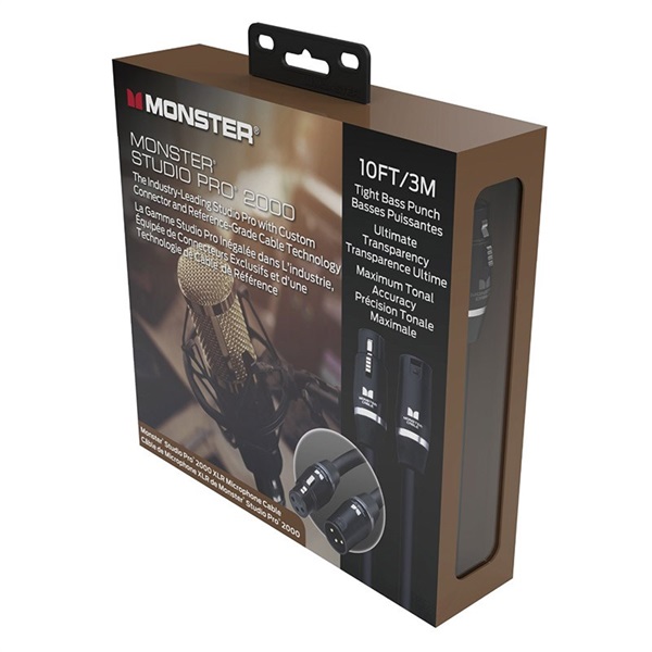 MONSTER CABLE SP2000-M-10(約3m)(XLR オス -XLR メス)(STUDIO PRO 2000 MIC) 画像1