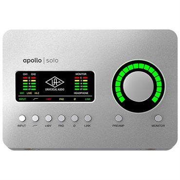 Universal Audio 【フリープラグインプロモ開催中！】Apollo Solo Heritage Edition(Mac/Win兼用)(オーディオインターフェイス)(ユニバーサルオーディオ)(DTM) 画像1