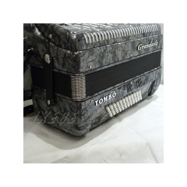 TOMBO TOMBO トンボ アコーディオン 入門向け ピアノ式 34鍵盤 中型 60ベース GT-60B CGP【コスモグレーパール・入門向けアコーディオン】 画像2
