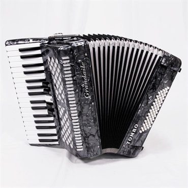 TOMBO (アコーディオン専門店・出荷前検品発送)TOMBO トンボ GT-60B CGP コスモグレーパール アコーディオン 入門向け ピアノ式 34鍵盤 中型 60ベース (鍵盤堂試奏可能) 画像5