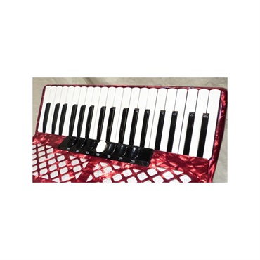 TOMBO TOMBO トンボ アコーディオン 入門向け ピアノ式 37鍵盤 中型 96ベース GT-96 PRP【パッションレッドパール・グランデール37鍵96ベース仕様】 画像3