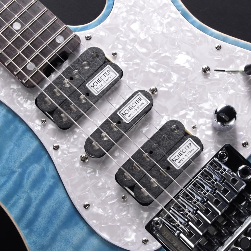 SCHECTER SD-2-24-AL (Aqua Blue/Rosewood) 画像3