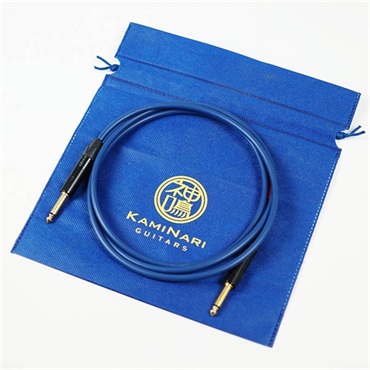KAMINARI Electric Guitar Cable K-GC3SS [エレクトリックギター専用ケーブル](3M/SS)【特製ポーチ付属】 画像3