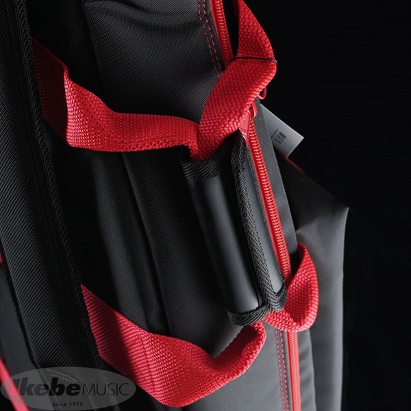 NAZCA Protect Case for Guitar Black#8 [ファスナー/ベルトカラー:レッド] 【受注生産品】 画像4