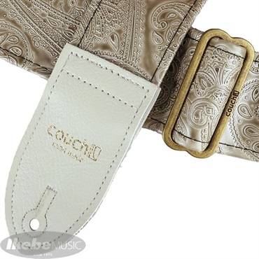Couch Guitar Strap Paisley IVORY 画像1
