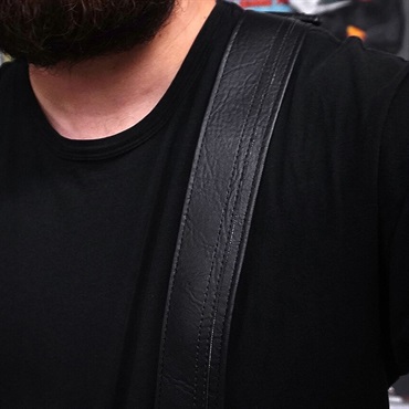 Couch Guitar Strap RacerX ALL Black Blackout 画像4