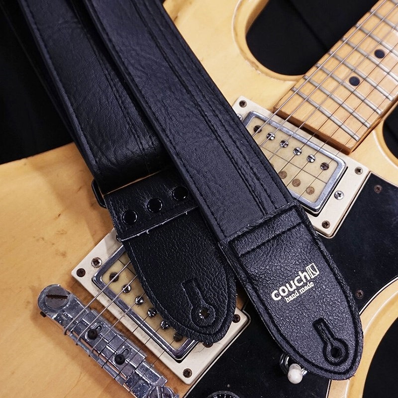 Couch Guitar Strap RacerX ALL Black Blackout 画像5