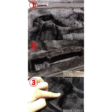 GL CASES 【お取り寄せ品】GLケース テナーサックス用ケース　GLK-T(S) グレー・ヘアライン仕上げ 【Brasspire ver.】 画像5