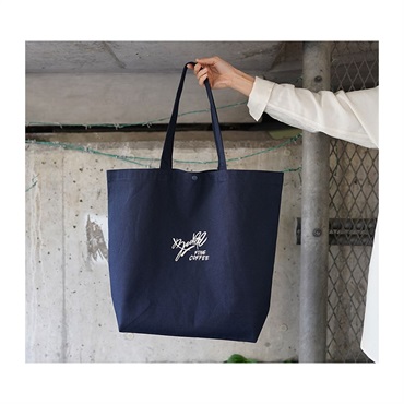 BURR FINE COFFEE ペダルトートバッグ 『ど』 NAVY 画像1