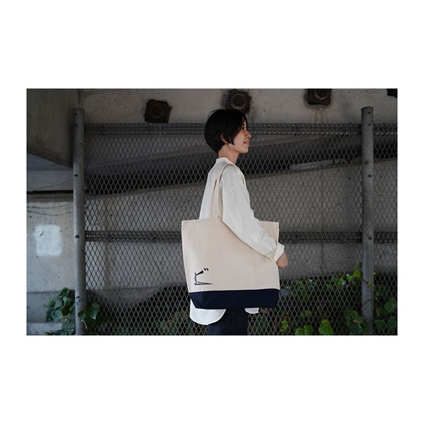 BURR FINE COFFEE ペダルトートバッグ 『ど』 WHITE 画像2