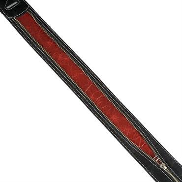 LAMANTA ZIP (Black & Red Leather) [LM21NR] 画像1