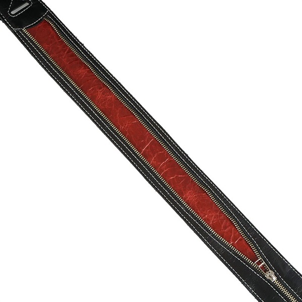 LAMANTA ZIP (Black & Red Leather) [LM21NR] 画像1