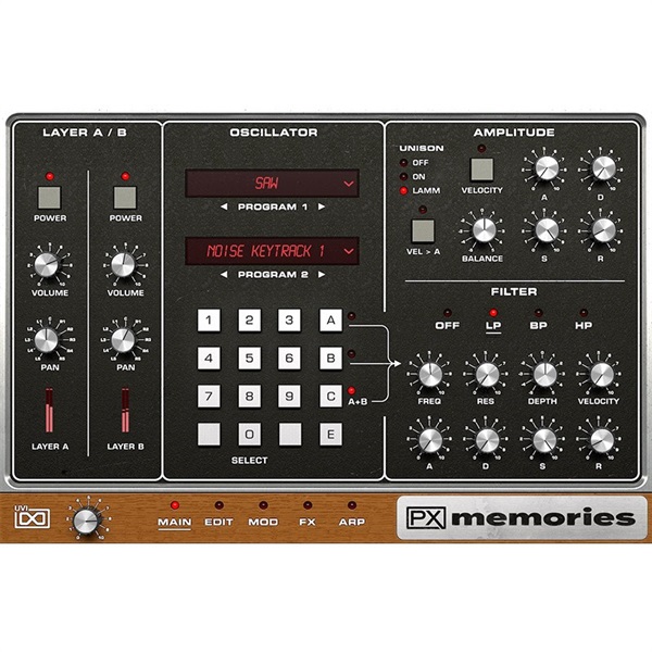 UVI PX Memories(代引不可)(オンライン納品) 画像1