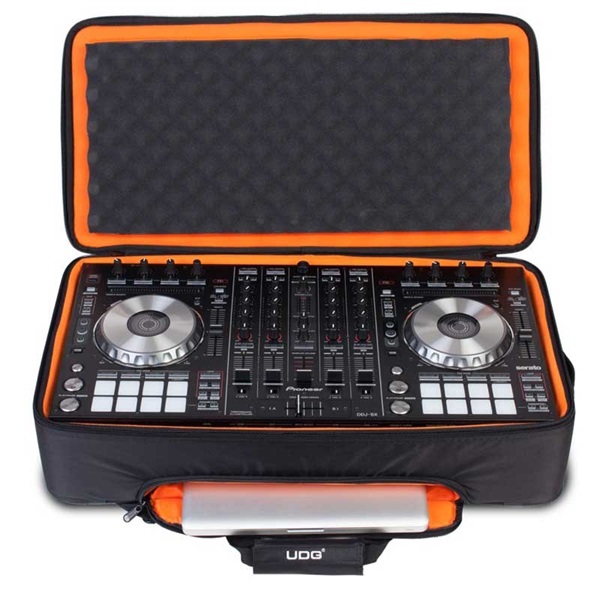 UDG U9104BL/OR Ultimate MIDIコントローラー バックパック Large 【DDJ-FLX6/DDJ-800/XDJ-RR等に対応するバッグ】 画像4