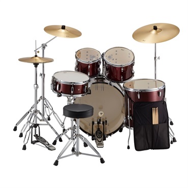 Pearl RS525SCWN/C #91 [ROADSHOW シンバル付ドラムフルセット - レッドワイン] 画像1