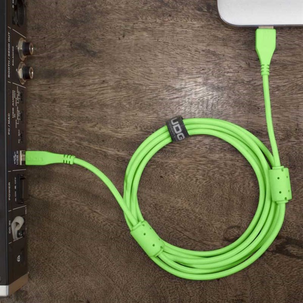 UDG Ultimate Audio Cable USB 2.0 A-B Green Straight 1m 画像2