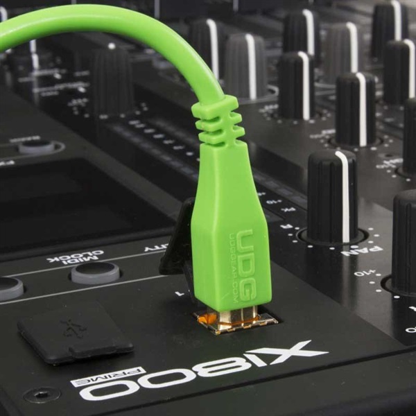 UDG Ultimate Audio Cable USB 2.0 A-B Green Straight 1m 画像4