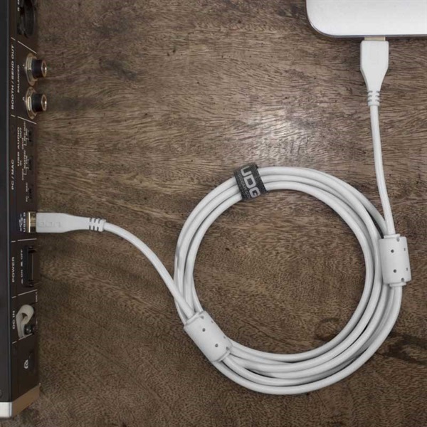 UDG Ultimate Audio Cable USB 2.0 A-B White Straight 1m 画像2