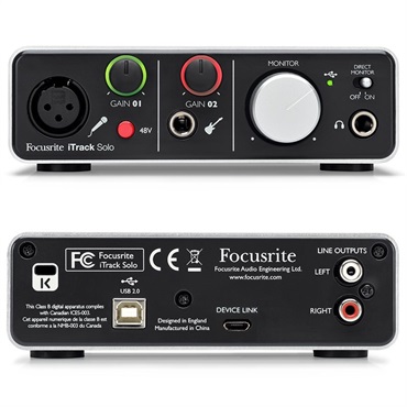 Focusrite iTrack Solo Lightning 画像2