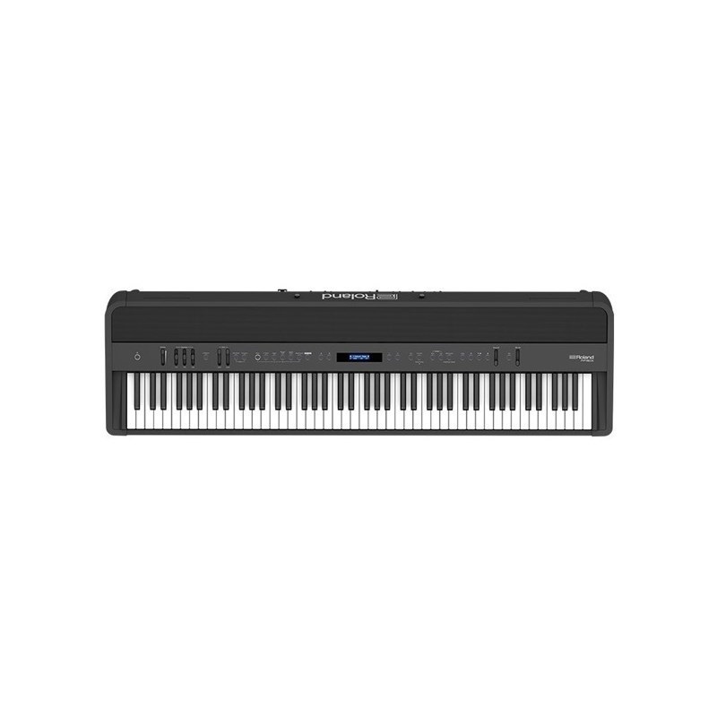 Roland 【お取り寄せ商品】FP-90X-BK +専用スタンド+3本ペダル+高低自在イスセット【ヘッドホン・お手入れクロス付】【代引不可】【沖縄・離島送料別途見積】(電子ピアノ) 画像1