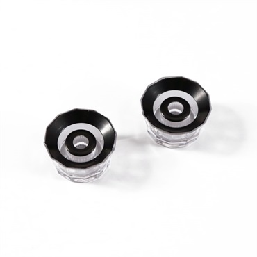 P.R.S. Lampshade Knobs (Clear with Black) 画像1