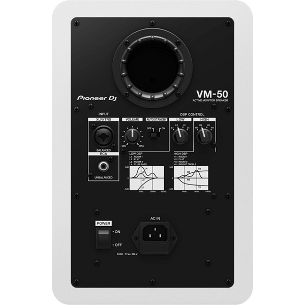 Pioneer DJ VM-50-W 【1本】【5.25インチ アクティブ モニタースピーカー】 画像2