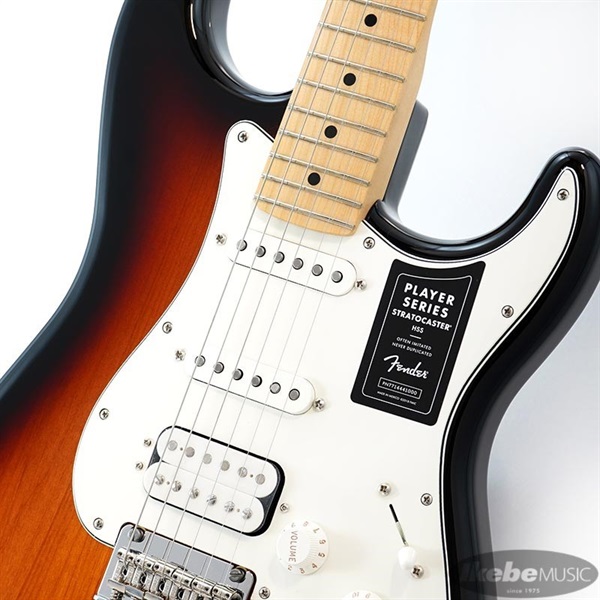 Fender MEX Player Stratocaster HSS (3-Color Sunburst/Maple) [Made
