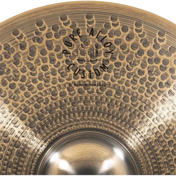 MEINL Pure Alloy Custom Medium Thin Crash 19 [PAC19MTC] 画像5