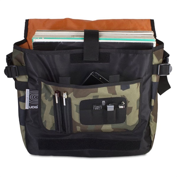 UDG U9450BC/OR Ultimate クーリエバッグ Camo/Orange 【最大約40枚収納対応レコードバッグ】 画像1