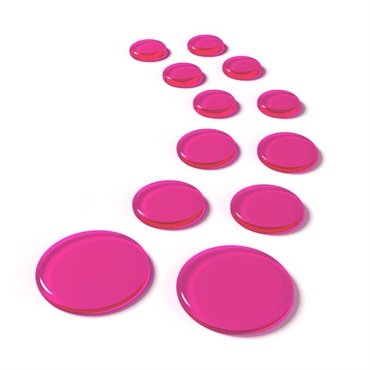 SlapKlatz SlapKlatz Pro Refillz Drum Dampeners - GEL Pink 画像1