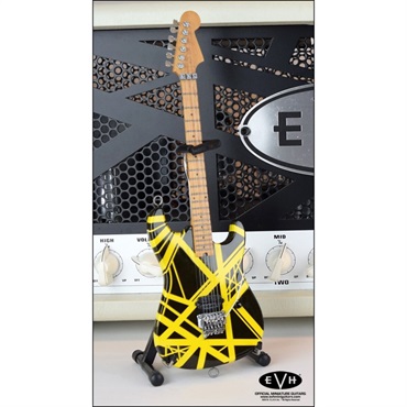 OFFICIAL EDWARD VAN HALEN MINI GUITARS EVH MINI GUITARS (Black and Yellow) Bumblebee [オフィシャル・ミニチュアEVHレプリカ・ギター] 画像1