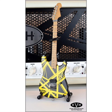 OFFICIAL EDWARD VAN HALEN MINI GUITARS EVH MINI GUITARS (Black and Yellow) Bumblebee [オフィシャル・ミニチュアEVHレプリカ・ギター] 画像2