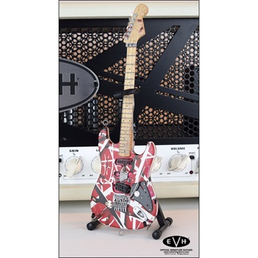 OFFICIAL EDWARD VAN HALEN MINI GUITARS EVH MINI GUITARS(Red-White-Black)Frankenstein [オフィシャル・ミニチュアEVHレプリカ・ギター] 画像2