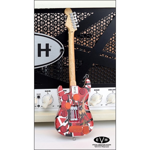 OFFICIAL EDWARD VAN HALEN MINI GUITARS EVH MINI GUITARS(Red-White