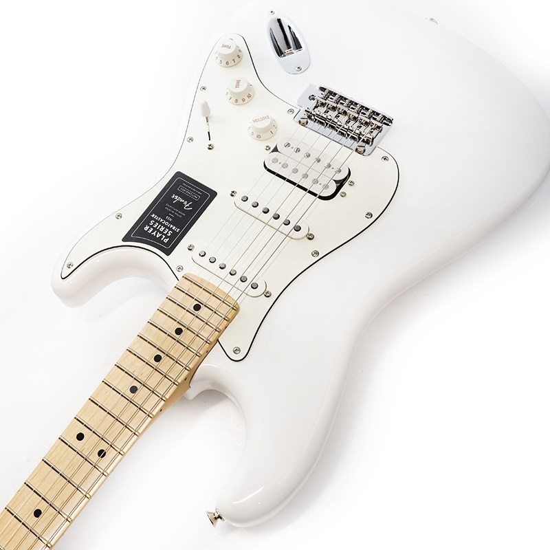 Fender MEX Player Stratocaster HSS (Polar White/Maple) [Made In