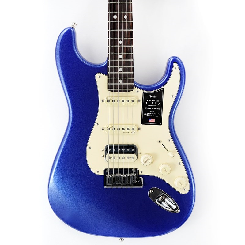 Fender USA American Ultra Stratocaster HSS (Cobra Blue/Rosewood 