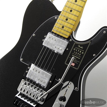 Fender USA American Ultra Luxe Telecaster Floyd Rose HH (Mystic Black/Maple) 画像3