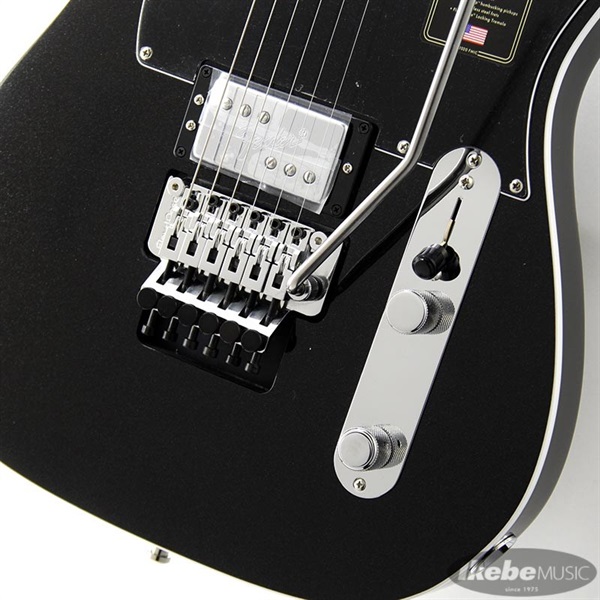 Fender USA American Ultra Luxe Telecaster Floyd Rose HH (Mystic Black/Maple) 画像4