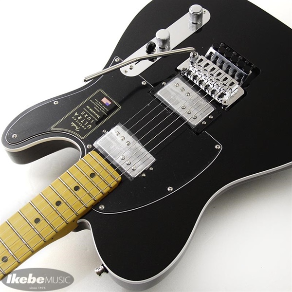 Fender USA American Ultra Luxe Telecaster Floyd Rose HH (Mystic Black/Maple) 画像5