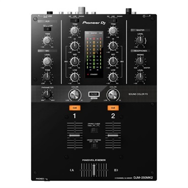 Pioneer DJ DJM-250MK2 + コントロールヴァイナルRB-VD2-K + UDG製 USBタイプC-BケーブルSET 【rekordbox対応 2ch DJミキサー】 画像1