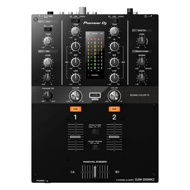 Pioneer DJ DJM-250MK2 + コントロールヴァイナルRB-VD2-W + UDG製 USBタイプC-BケーブルSET 【rekordbox対応 2ch DJミキサー】 画像1