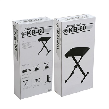 Kikutani KB-60 BLK(ブラック)(折り畳みピアノ椅子) 画像5
