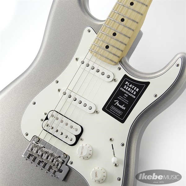Fender MEX Player Stratocaster HSS (Silver/Maple) [Made In