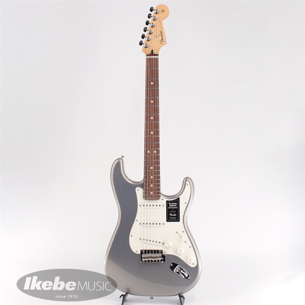 レトロマッチラベル 北欧デザイン 鳥 Fender Mexico Player Series Stratocaster Pau Ferro  Silver(S/N MX22044972)(特典付き特価)(名古屋栄店)