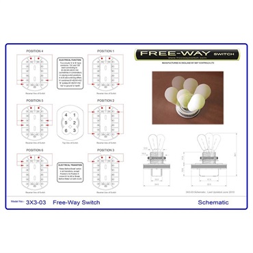 Freeway Switch Toggle Switch 3X3-03 画像4
